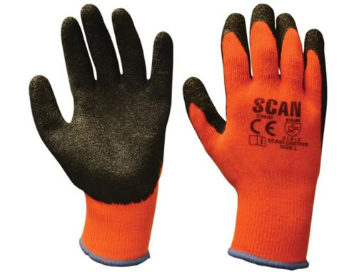 Scan Safety Thermal Latex Gloves Pack Kellaway Building Supplies