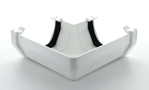 Picture of Hunter 114mm White Squareflo 90 Degree Angle