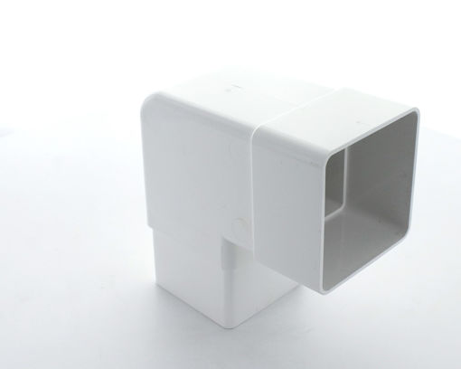 Picture of Hunter 65mm White Squareflo 92.5 Degree Bend