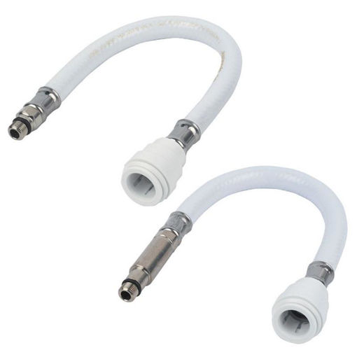 Picture of Speedfit 15mm x M12 White Monobloc Flexi Hoses