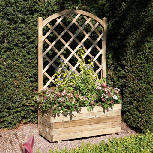 Picture of Rectangular Planter & Lattice