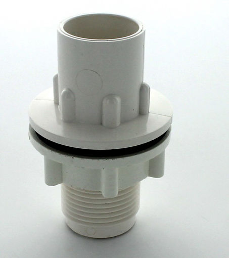 Picture of Hunter 22mm White Overflow Straight Tank Connector