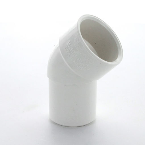 Picture of Hunter 32mm White 135 Degree Spigot Bend