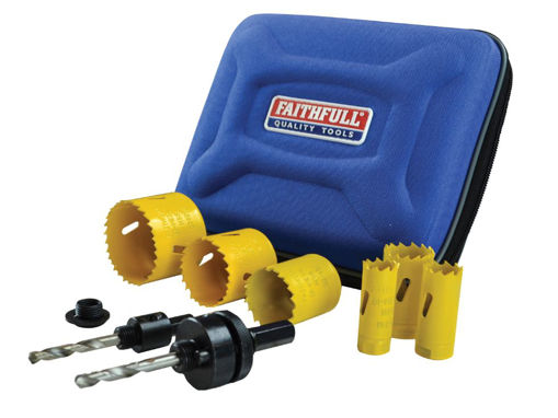 Picture of Faithfull Electricians Hole Saw Kit