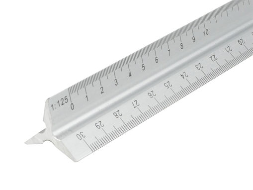 Picture of Faithfull 300mm Triangle Aluminium Rule