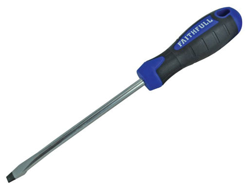 Picture of Faithfull Soft Grip Screwdriver Flared 10mm x 200mm