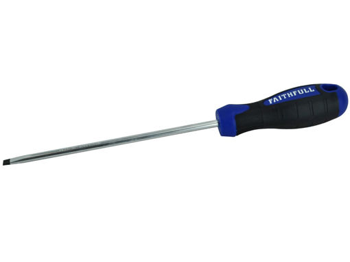 Picture of Faithfull Soft Grip Screwdriver Parallel 5.5mm x 150mm