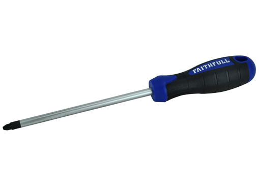 Picture of Faithfull Soft Grip Screwdriver PZ3 x 150mm