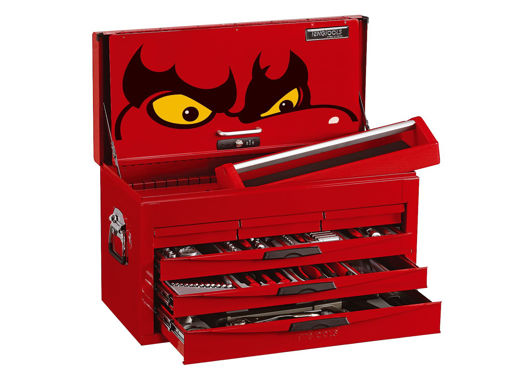 Picture of Teng Red Service Top Box Tool Kit (Pack of 140)