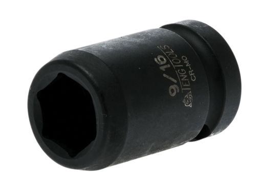 Picture of Teng 9/16" x 1/2" Drive 6-Point Hex Impact Socket