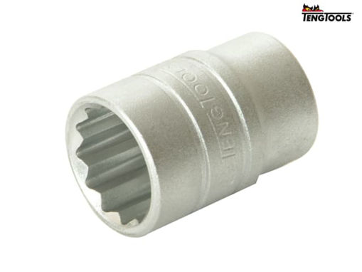 Picture of Teng 8mm x 1/2" Drive 12-Point Bi-Hex Socket