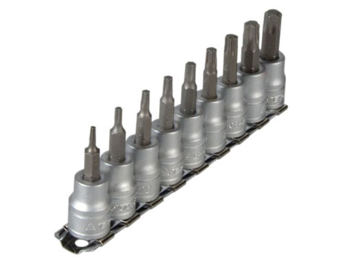 Picture of Teng 3/8" Drive External TORX Socket Clip Rail Set (Pack of 9)