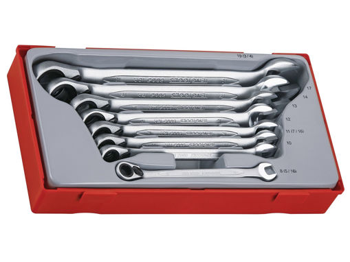 Picture of Teng Metric Ratchet Combination Spanner Set (Pack of 8)