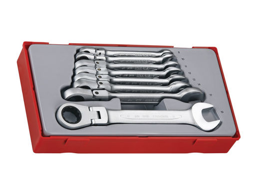 Picture of Teng Flexible Ratchet Spanner Set (Pack of 8)