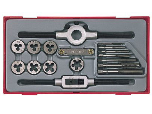 Picture of Teng Rethreading Tap & Die Set (Pack of 17)