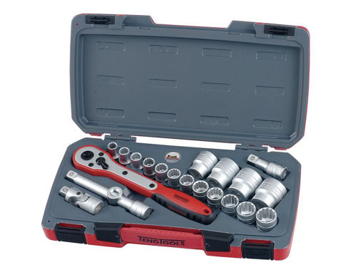 Picture of Teng 1/2" Drive Metric Socket Set (Pack of 21)