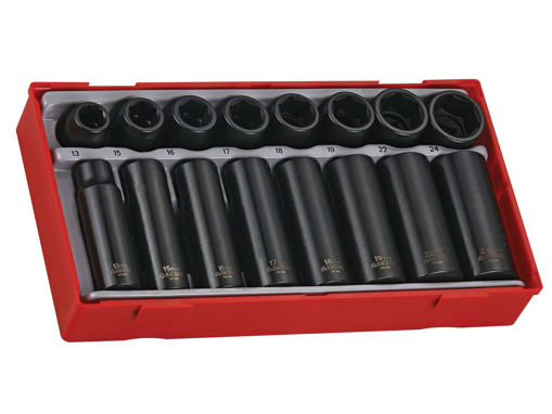 Picture of Teng 1/2" Drive Regular/Deep Impact Socket Set (Pack of 16)