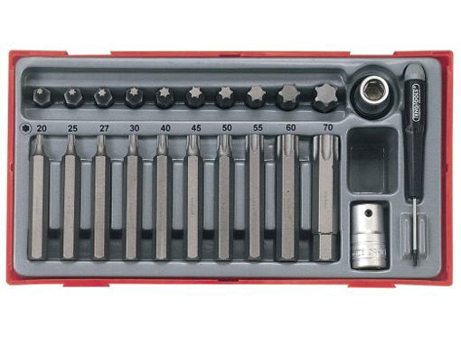 Picture of Teng 1/2" Drive TX Bit Socket Set (Pack of 23)