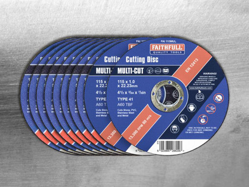 Picture of Faithfull Multi-Use Cut Off Wheels (Pack of 10)