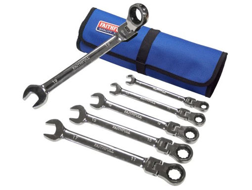 Picture of Faithfull Ratchet Combination Spanner Set