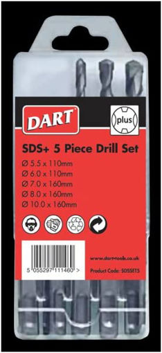 Picture of Dart 5 Piece SDS Drill Set