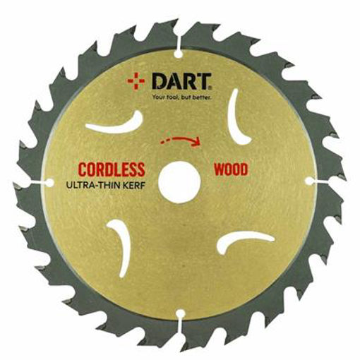 Picture of Dart 165mm x 24Z Gold ATB Wood Saw Blade