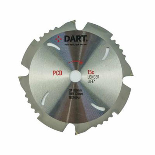 Picture of Dart 165mm x PCD Fibre Cement Saw Blade