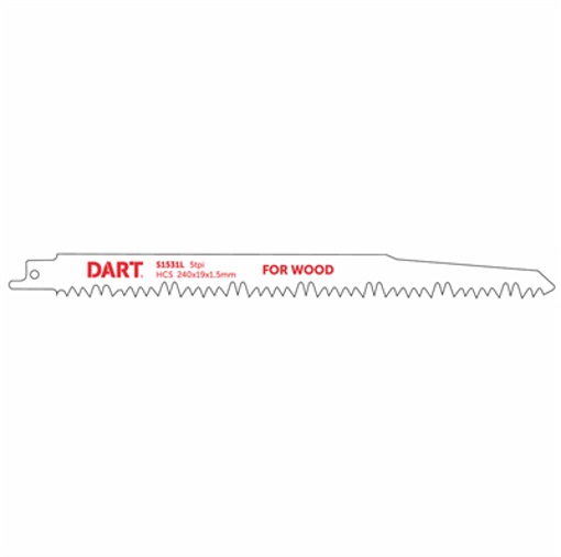 Picture of Dart S1531L Wood Cutting Reciprocating Blade Pack