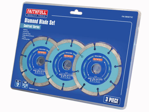 Picture of Faithfull Contract Diamond Blade Set