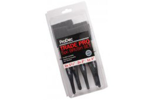 Picture of ProDec Trade Pro 5-Piece Paint Brush Set