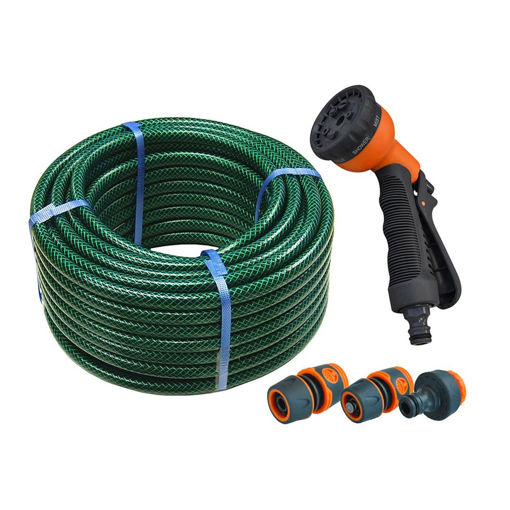 Picture of Faithfull Garden Hose with Fittings & Spray Gun