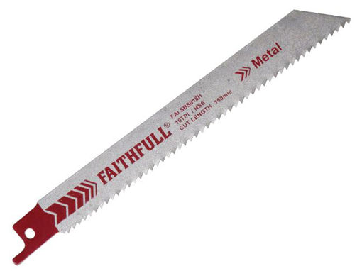 Picture of Faithfull Metal Sabre Saw Blades 10 TPI