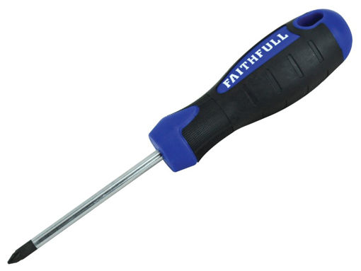 Picture of Faithfull Soft Grip Screwdriver PZ1 x 75mm