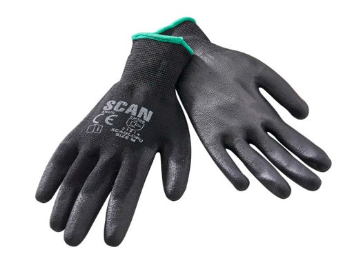 Picture of Scan Safety Black PU Gloves Pack