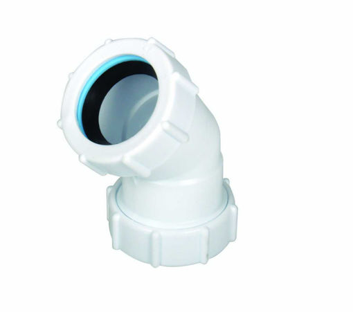 Picture of Hunter 40mm White Compression 135 Degree Bend