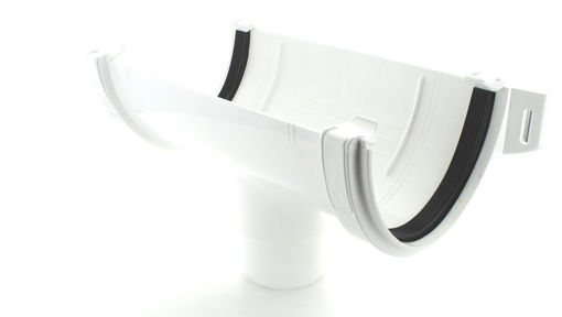 Picture of Hunter 125mm White 68mm Running Outlet