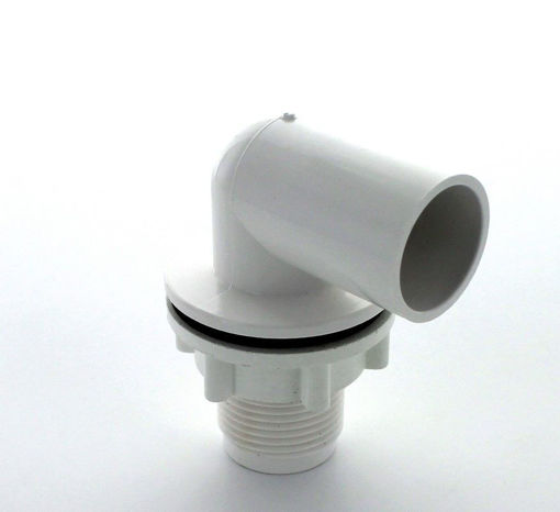 Picture of Hunter 22mm White Overflow 90 Degree Tank Connector