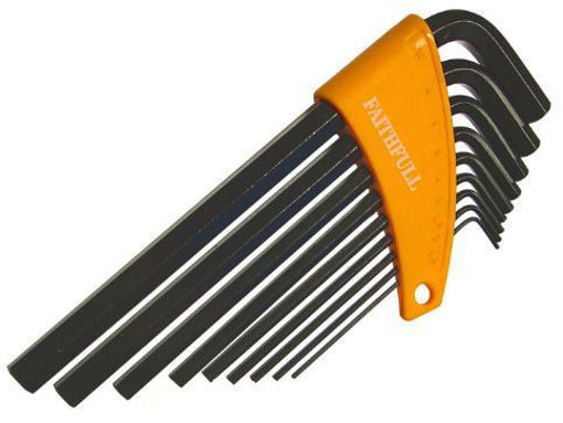 Picture of Faithfull Metric Long Arm Hex Key Set