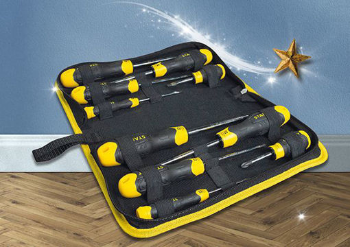 Picture of Stanley Cushion Grip Screwdriver Set in Wallet