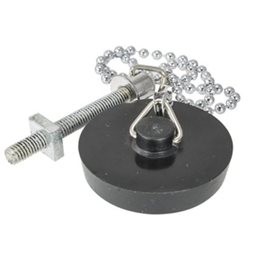 Picture of Prepacked Black Basin Plug with Ball Chain & Stay