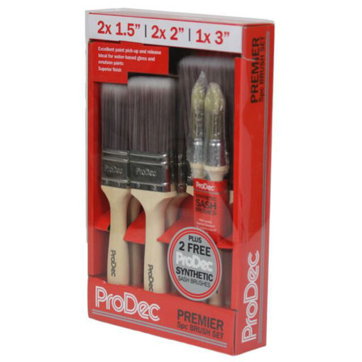 Picture of ProDec Premier Brush Set with 2x Free Sash Brushes