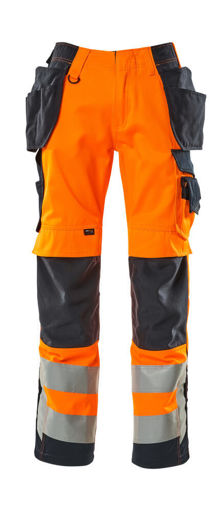 Picture of MASCOT SAFE SUPREME Trousers with holster pockets Hi-Vis CORDURA