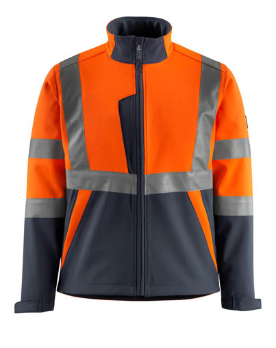 Picture of MASCOT SAFE LIGHT Softshell Jacket Hi-Vis