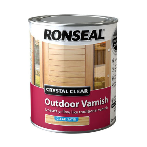 Picture of Ronseal Crystal Clear Outdoor Varnish