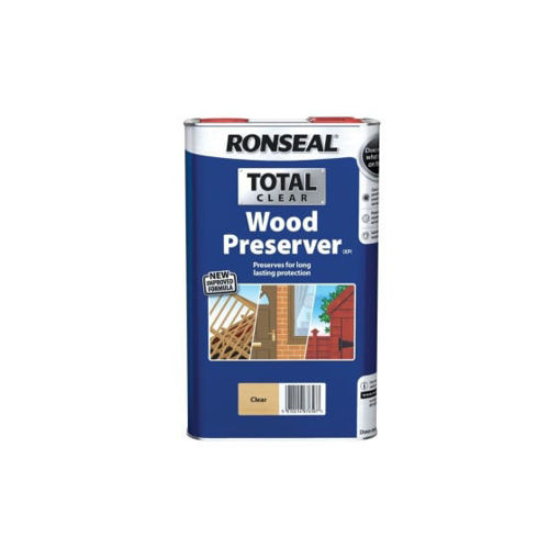 Picture of Ronseal Total Wood Preserver 5 Litre