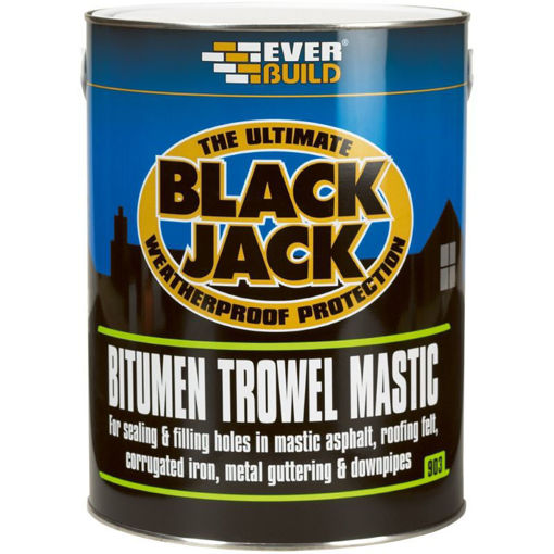 Picture of Everbuild 903 Bitumen Trowel Mastic Black