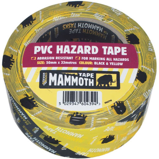 Picture of Everbuild PVC Hazard Tape 50mm x 33m