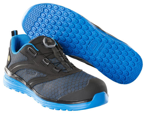 Picture of Mascot Footwear Carbon Safety Shoe BOA Fit System; Mascolayer; XL ExtraLight Black/Royal