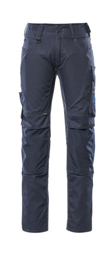Picture of Mascot Unique Trousers With Kneepad Pockets Cordura Dark Navy