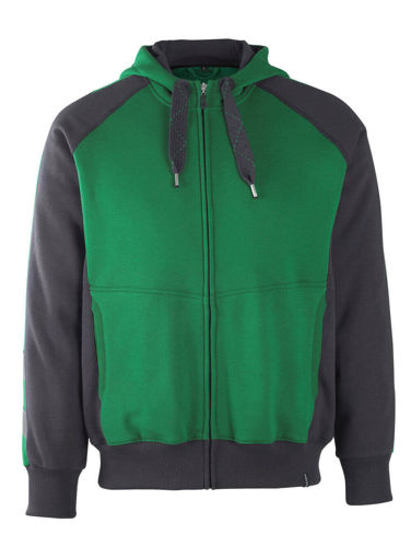 Picture of Mascot Unique Hoodie With Zipper Green/Black